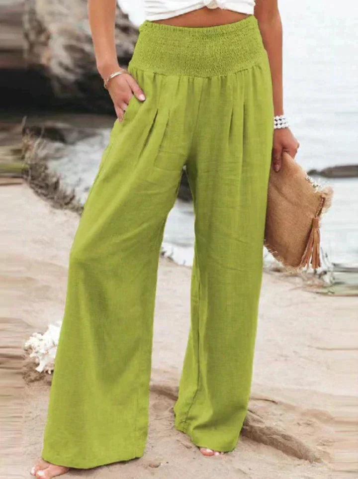 Levoire | Pantalons Modernes Décontractés Vert clair