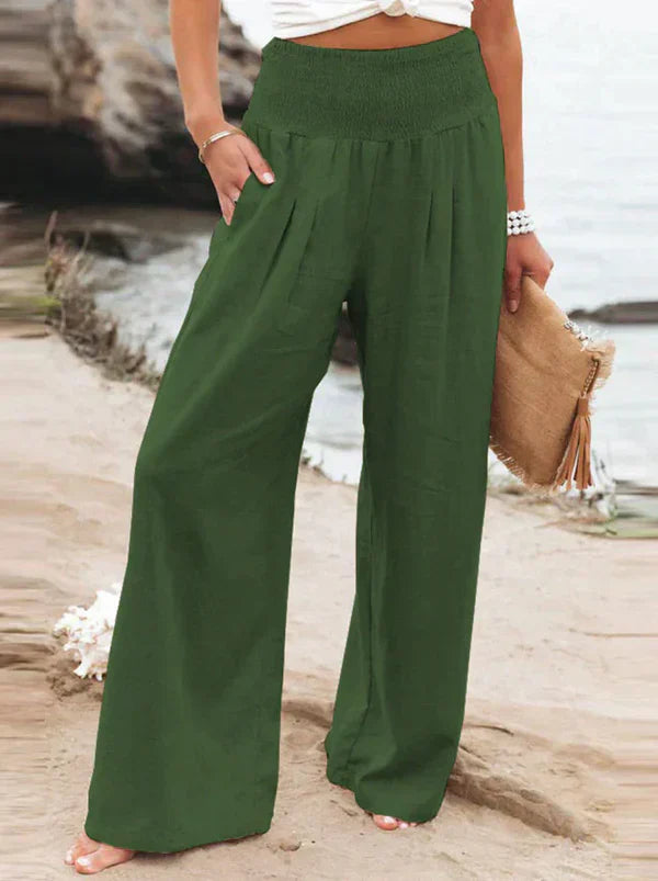 Levoire | Laurent - Pantalon Élégant Vert foncé