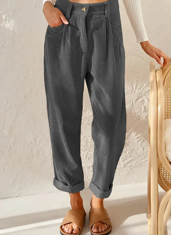 Levoire | Pantalons décontractés élégants Gris