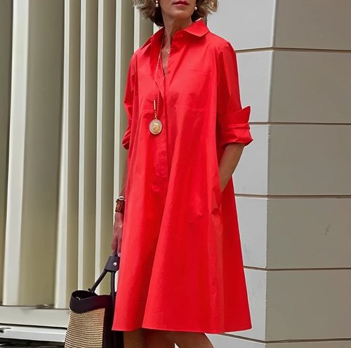 Levoire | Polo-Dress Élégante Avec Coupe Stretch-Fit Et Matériau Respirant