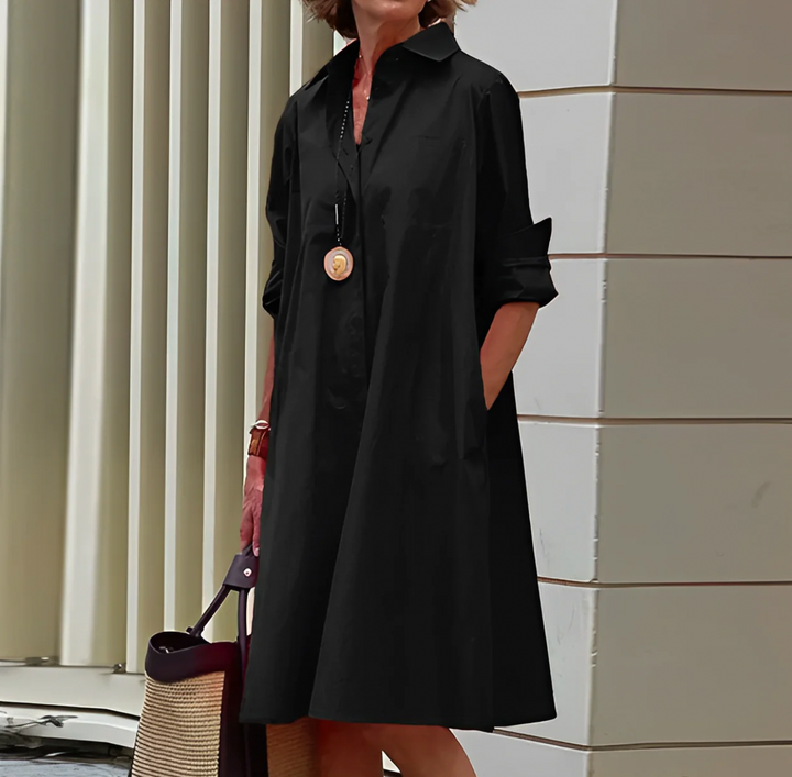 Levoire | Super Stylé Robe Polo Noir