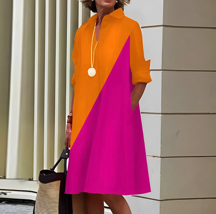 Levoire | Super Stylé Robe Polo Orange Rose