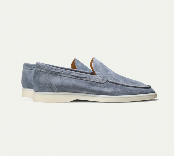 Levoire | Mocassins En Cuir Élégants Pour Hommes Jagblau