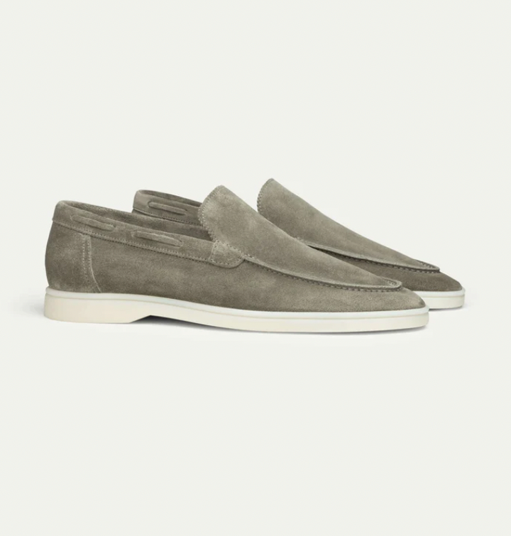 Levoire | Loafers Précieux Pour Hommes Vert olive