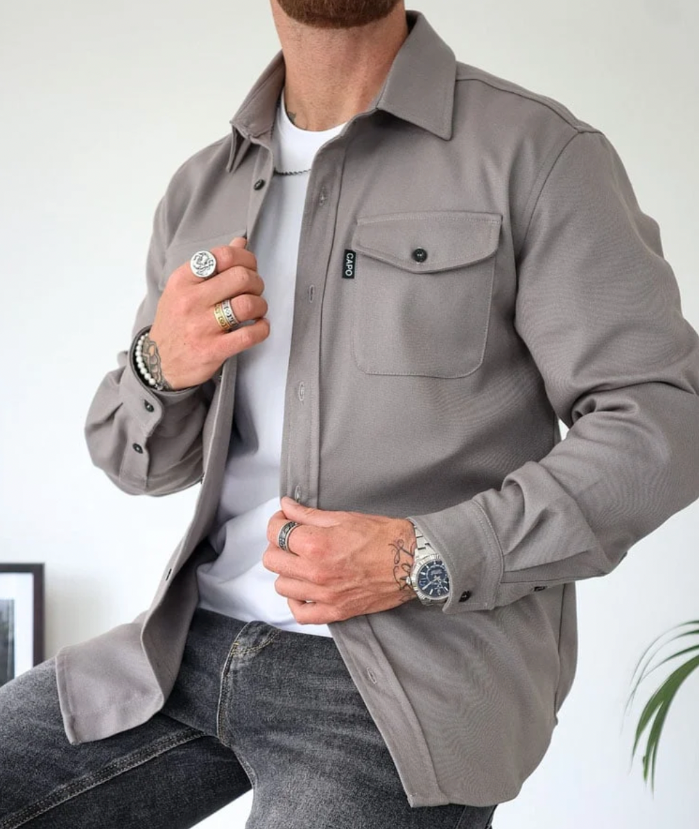 Levoire | Pull Décontracté D'Automne Pour Hommes Gris