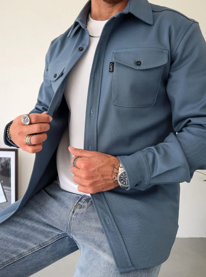 Levoire | Pull Décontracté D'Automne Pour Hommes Bleu