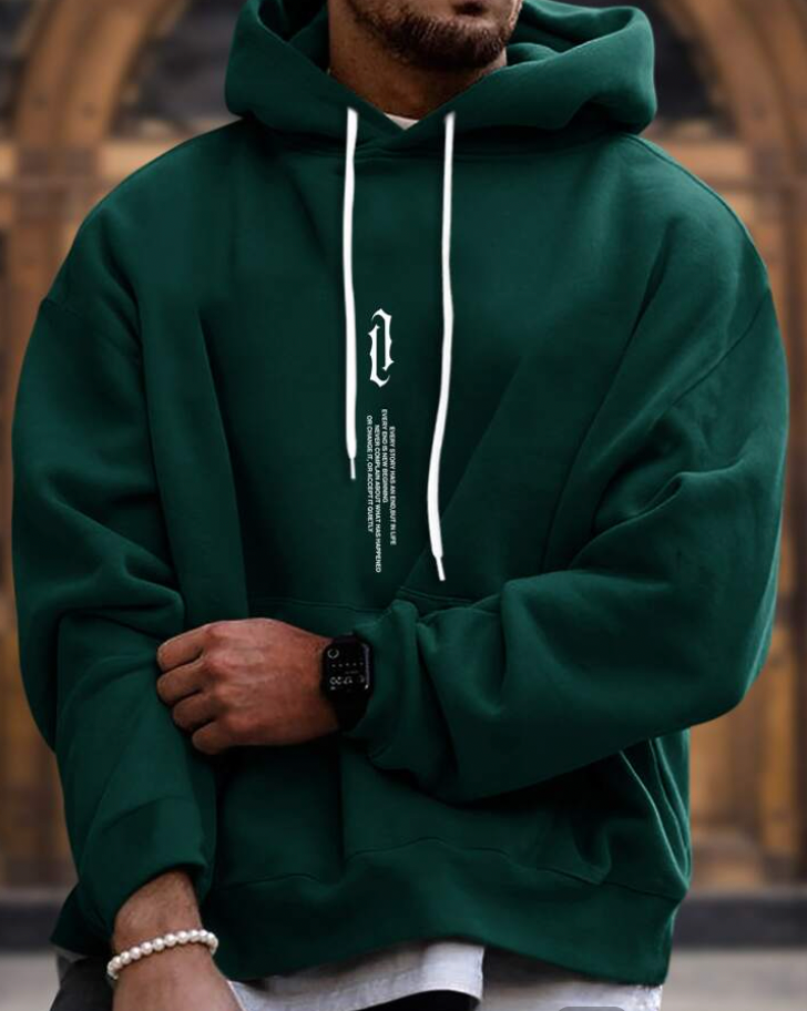Levoire | Un Sweat À Capuche Stylé Vert