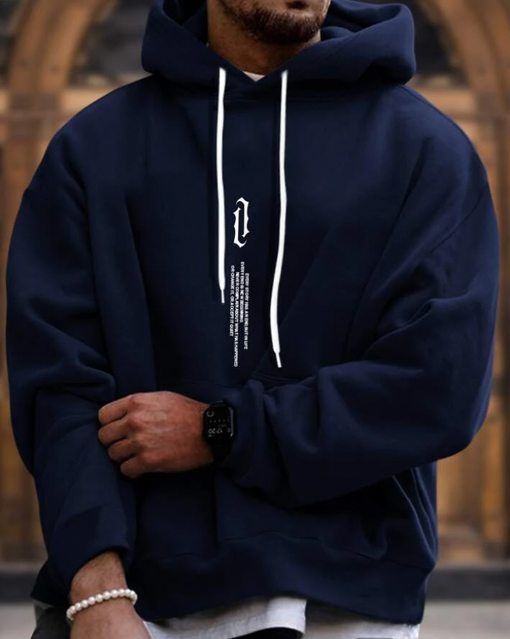 Levoire | Un Sweat À Capuche Stylé Bleu