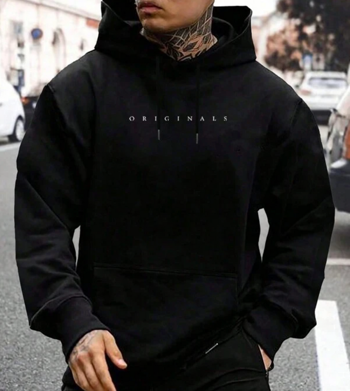 Levoire | Sweat À Capuche Tendance Pour Hommes Noir