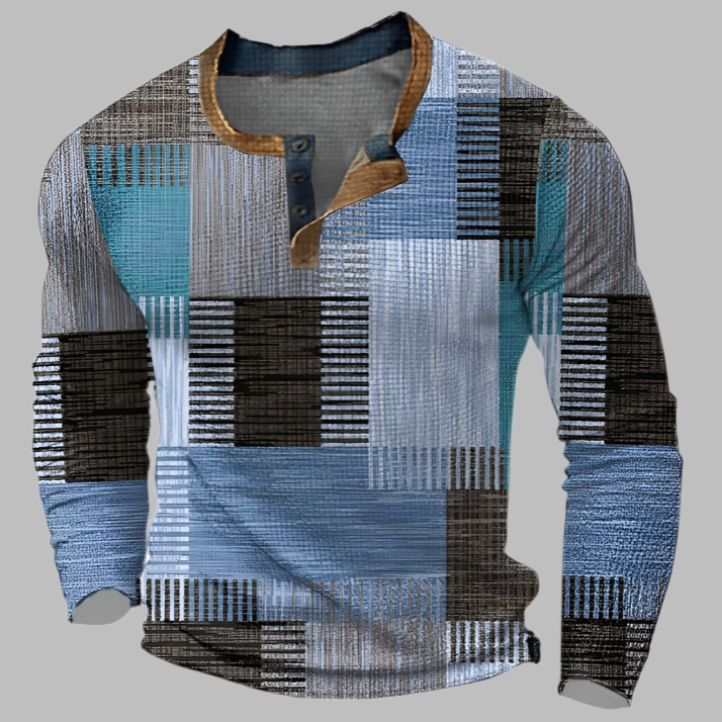 Levoire | Pull Élégant Pour Hommes Bleu