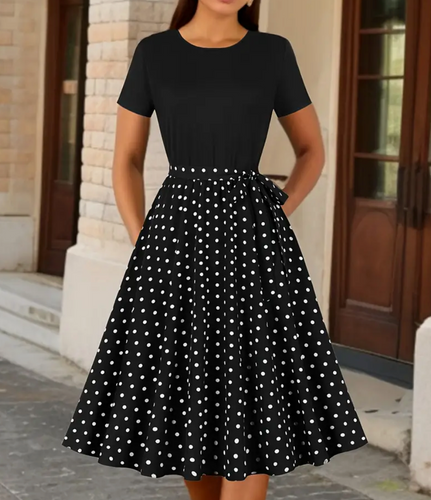 Levoire | Femme robe vintage à pois