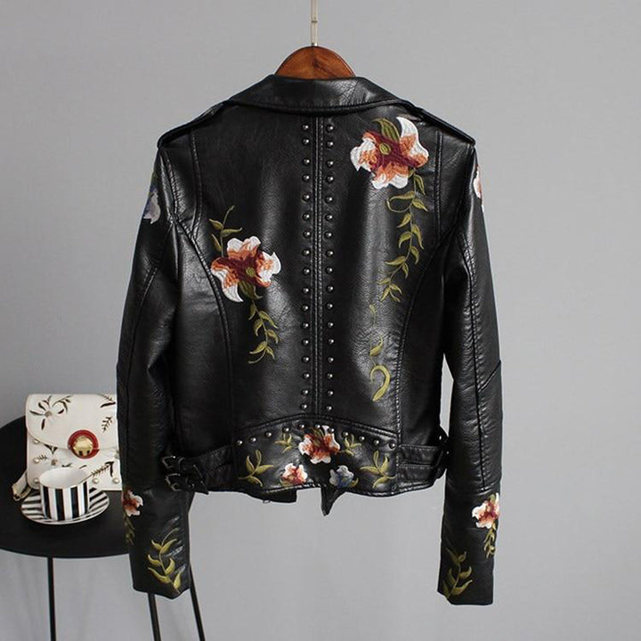 Levoire | Veste De Streetwear Élégante Avec Des Fleurs