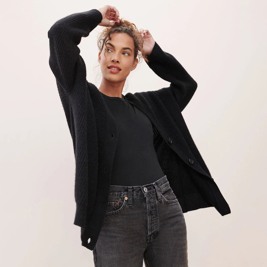 Levoire | Eng Ajustée Veste En Tricot Pour Femmes