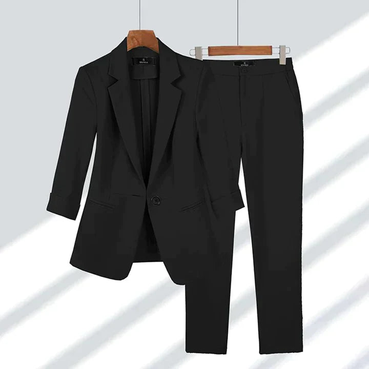 Levoire | Set Chic Avec Top Et Pantalon Noir