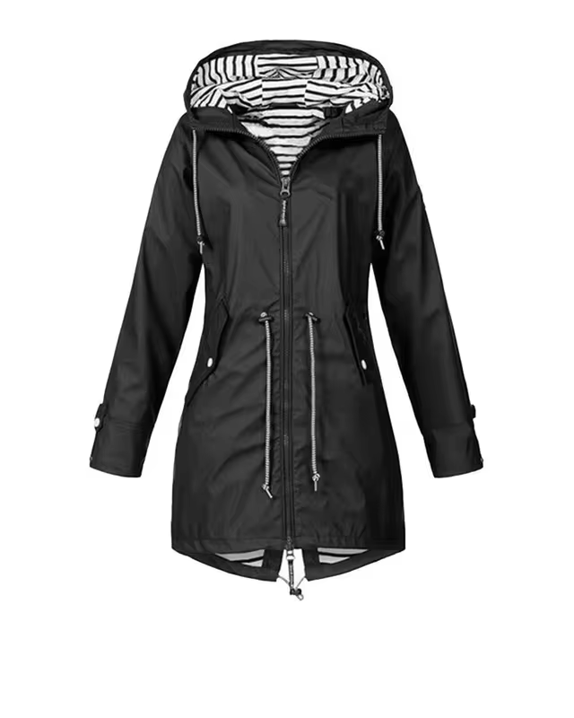 Levoire | Veste De Pluie Légère Et Imperméable Noir