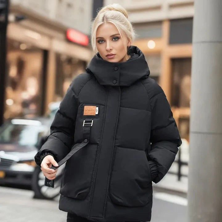 Levoire manteau - Édition neige Nero
