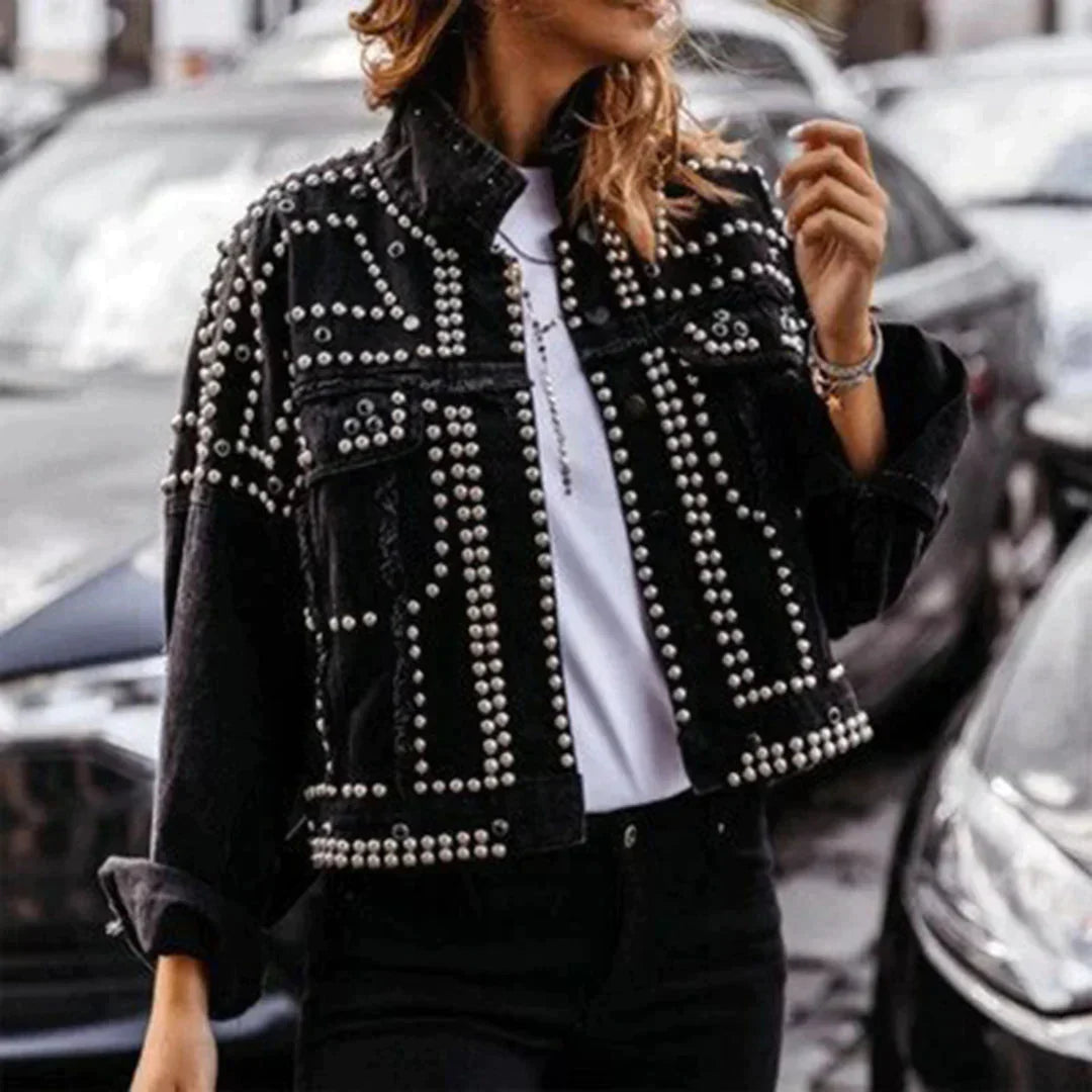 Levoire | Manteau élégant avec des boutons Noir