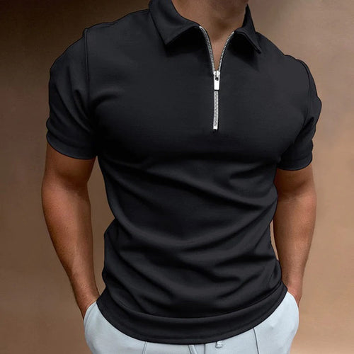 Levoire | Polo Shirt À Fermeture Éclair Pour Hommes