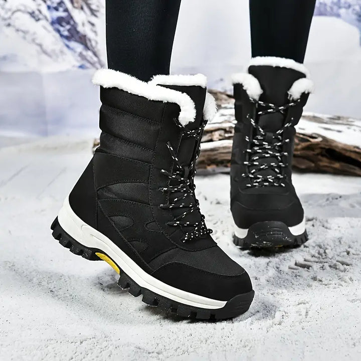 Levoire | Bottines D'Hiver Imperméables Pour Femmes Noir