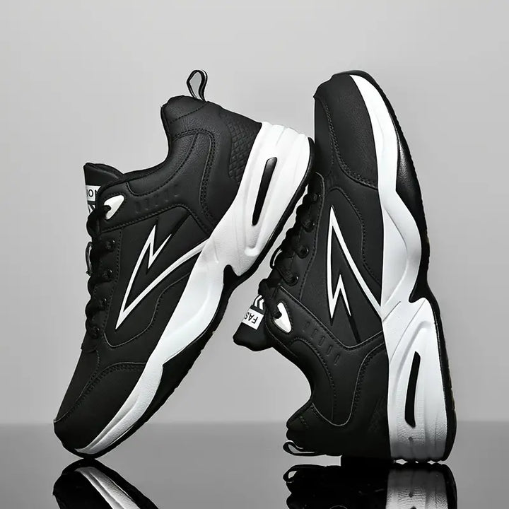 Levoire | Chaussures De Course Style Vinification Jofin Rétro Et Confortables Noir Blanc