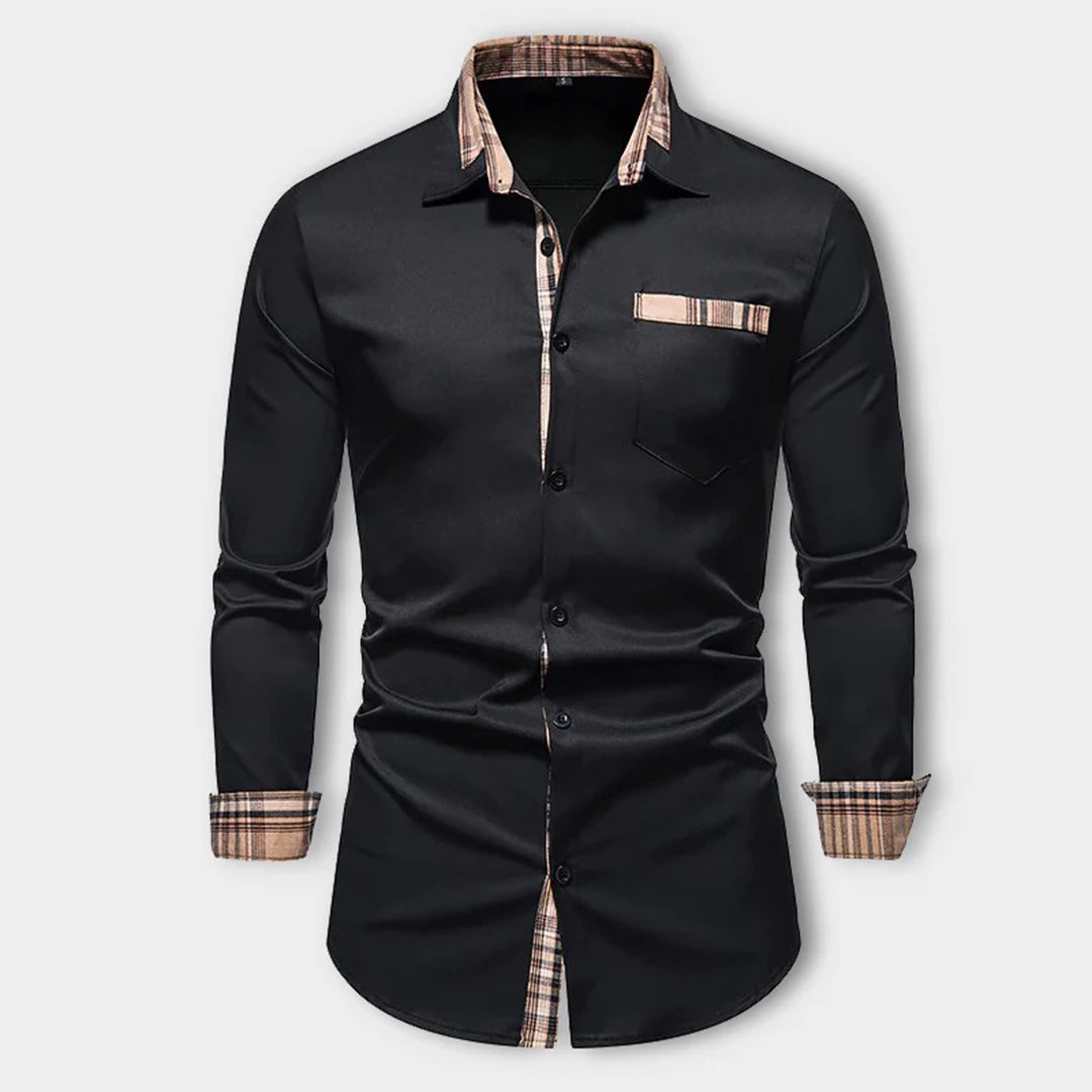 Levoire | Chemise Élégante À Manches Longues noir