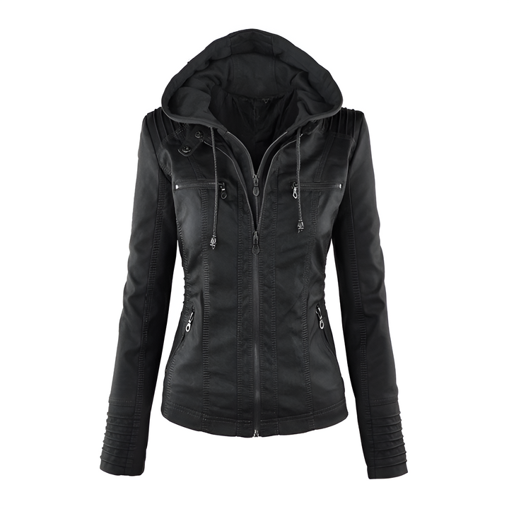 Levoire | Manteau À Capuche Élégant Noir