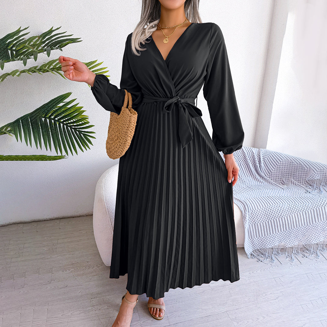 Levoire | plissée chic pour femmes Noir
