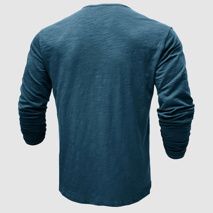Levoire | Chemise À Manches Longues En Coton Bambou Pour Homme