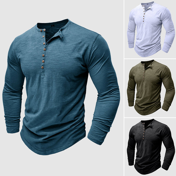 Levoire | Chemise À Manches Longues En Coton Bambou Pour Homme