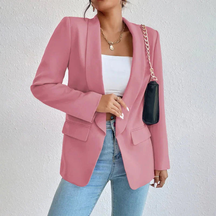 Levoire | Veste Blazer Longue À Ouvert Devant Pour Femmes