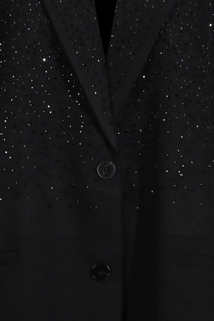 Levoire | Paillettes Grande Taille Long Noir Pour Femmes