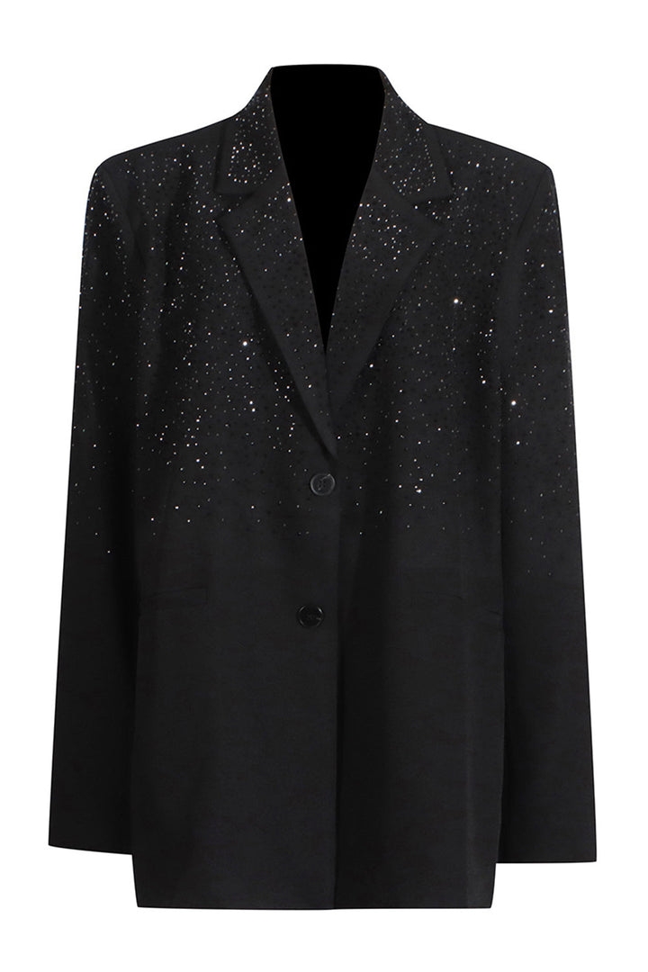 Levoire | Paillettes Grande Taille Long Noir Pour Femmes Noir