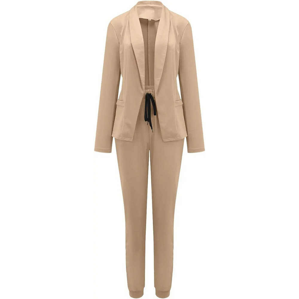 Levoire | Ensemble De Blazer Et Pantalon Pour Femmes Élégant Braun