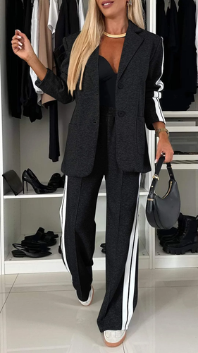 Levoire | Pantalons Décontractés À Large Jambe Ensemble Deux Pièces Ensemble Deux Pièces Femmes