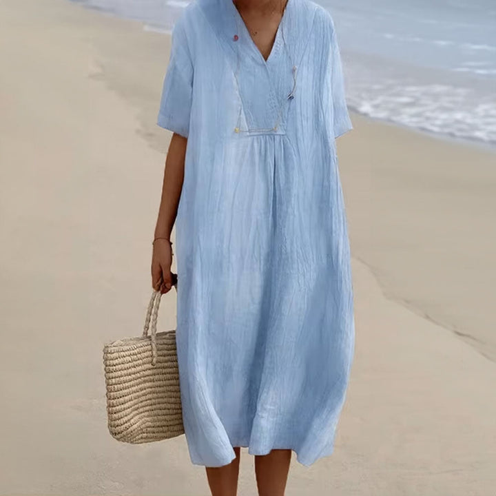 Levoire | Robe Légère À Coupe Décontractée Bleu