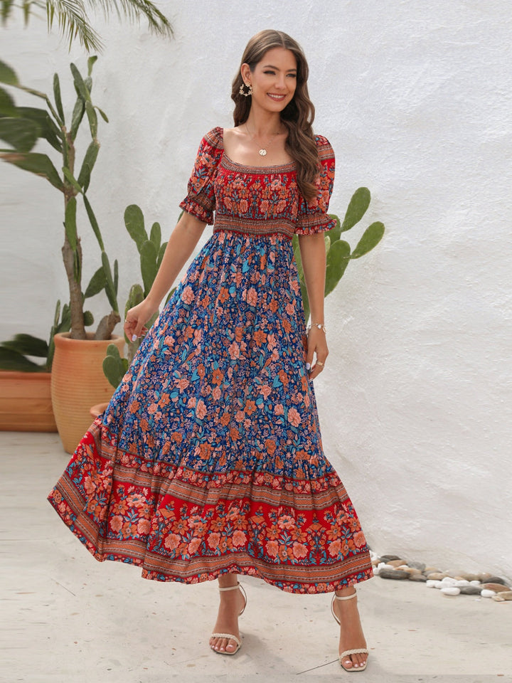 Levoire | Robe Maxime Style Bohémien Robe Légère En Coton Robe D'Été