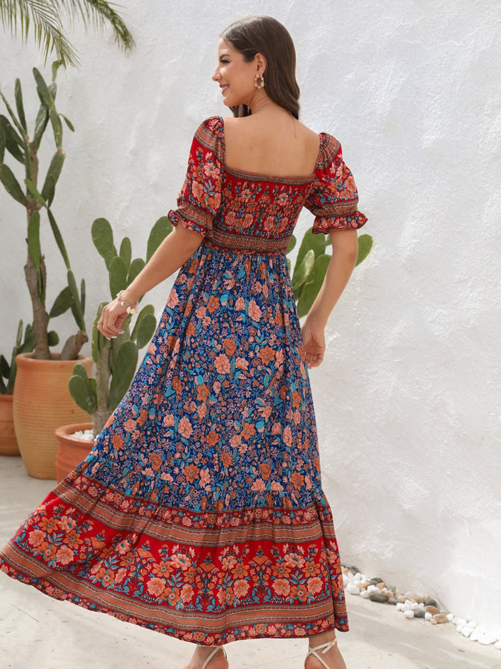Levoire | Robe Maxime Style Bohémien Robe Légère En Coton Robe D'Été