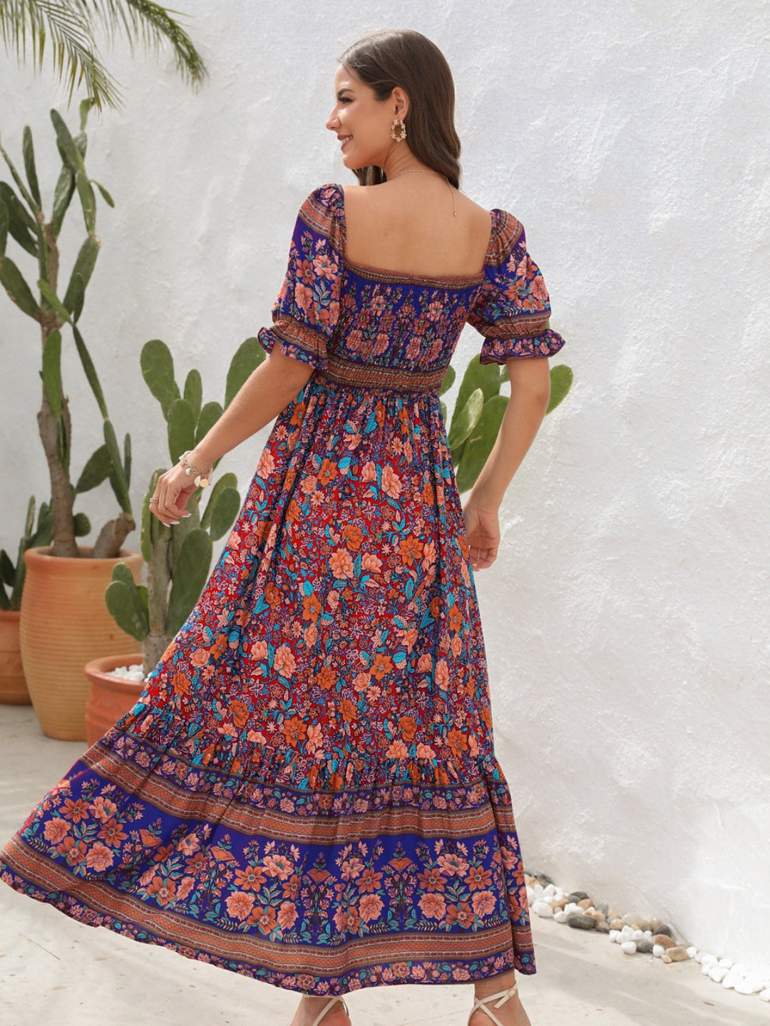 Levoire | Robe Maxime Style Bohémien Robe Légère En Coton Robe D'Été