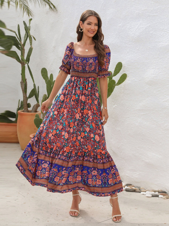 Levoire | Robe Maxime Style Bohémien Robe Légère En Coton Robe D'Été