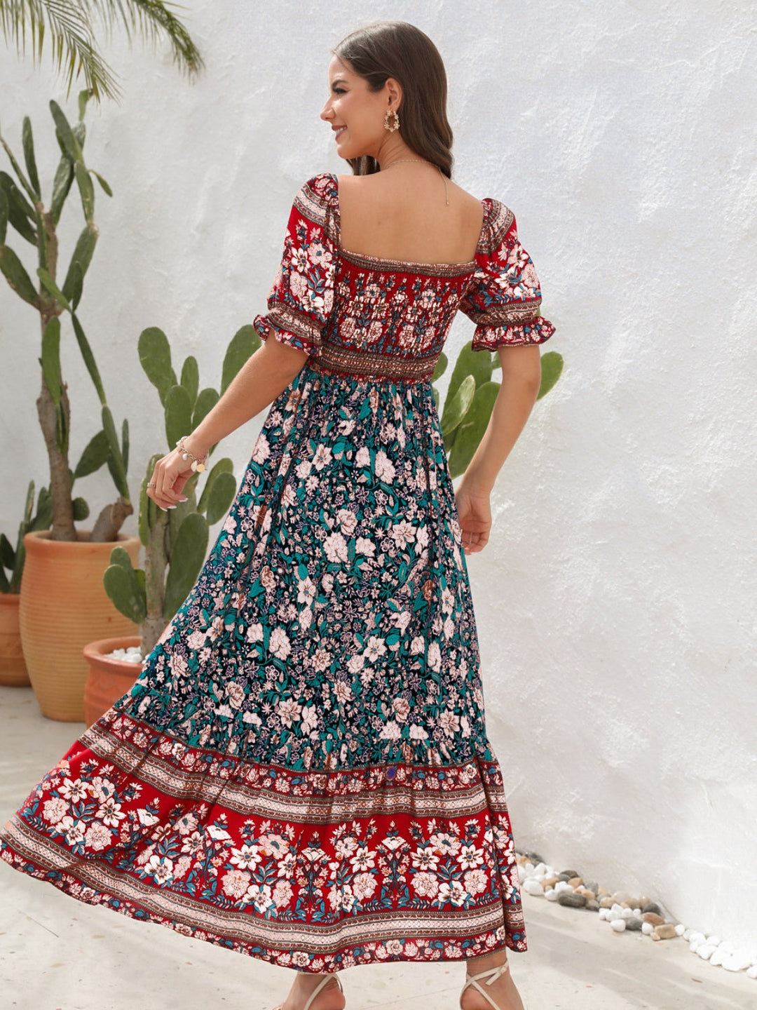 Levoire | Robe Maxime Style Bohémien Robe Légère En Coton Robe D'Été