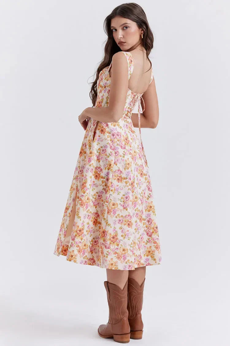 Levoire | Robe À Manches Sans Korsage Robe D'Été