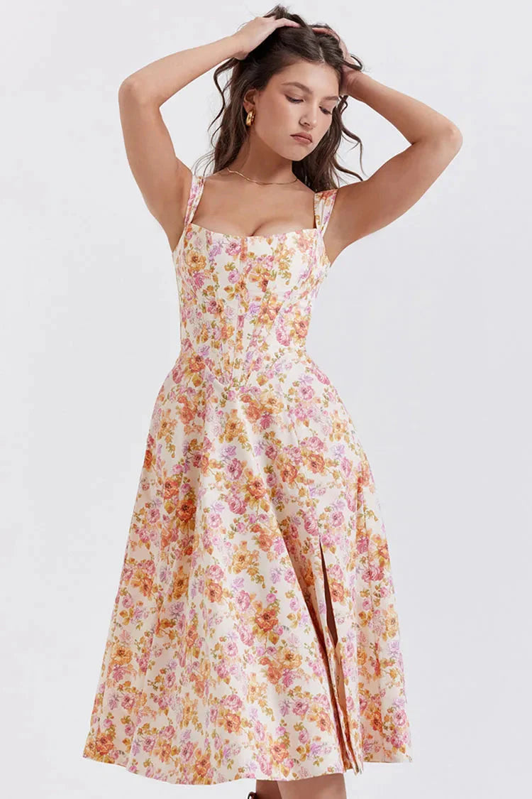 Levoire | Robe À Manches Sans Korsage Robe D'Été