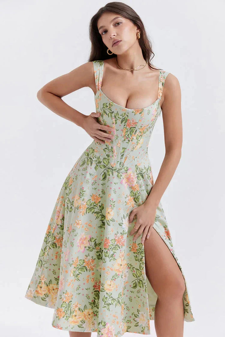 Levoire | Robe À Manches Sans Korsage Robe D'Été