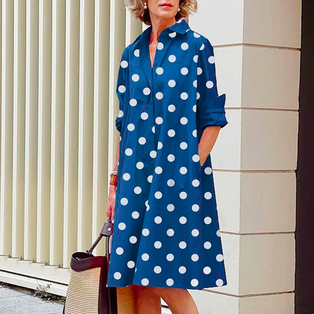 Levoire | Robe Maxi pour Femmes Bleu
