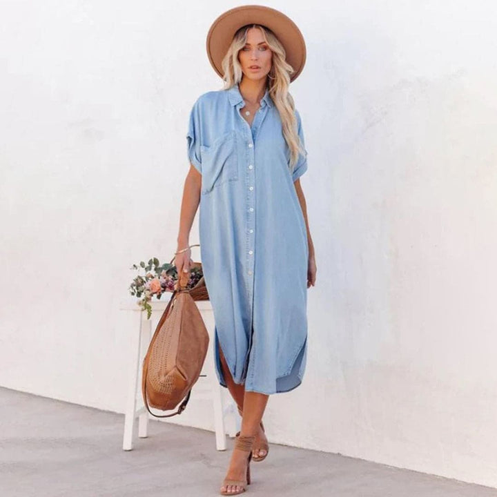 Levoire | Robe Décontractée Ample Bleu