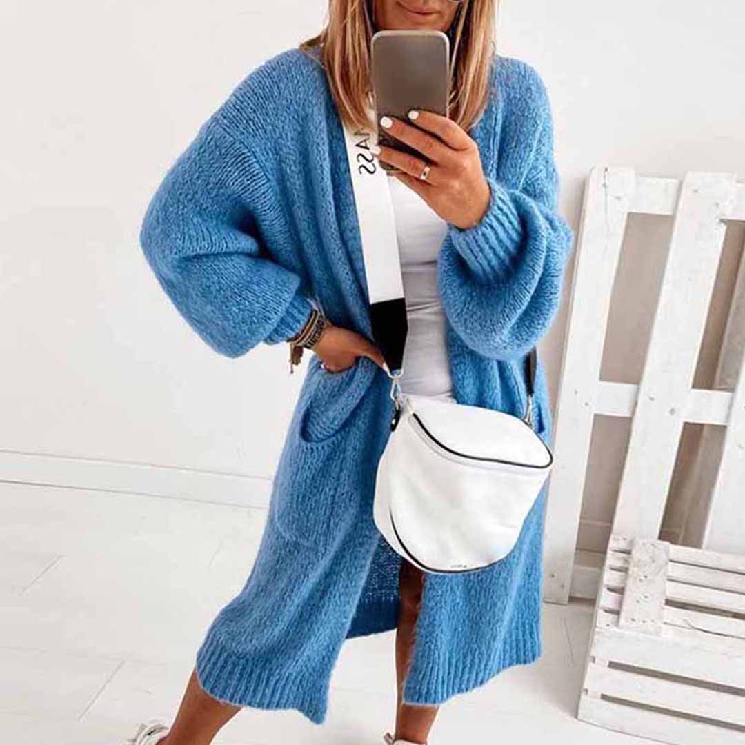 Levoire | Veste tricot pour femmes Bleu
