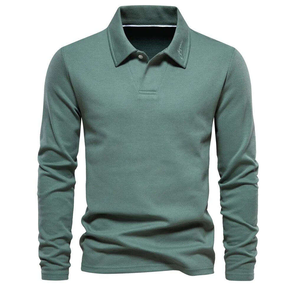 Levoire | Pull Polo Stylé Vert