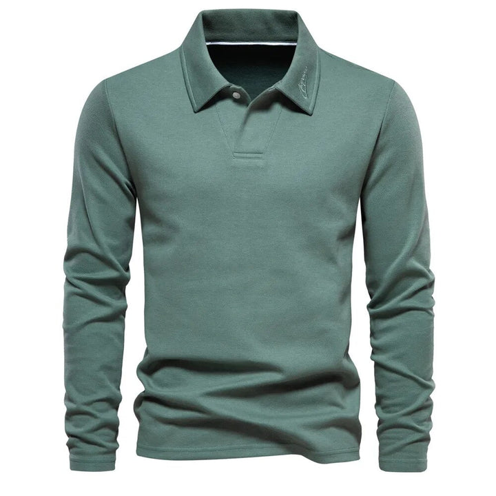 Levoire | Pull Polo Stylé Vert