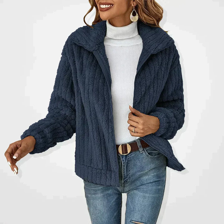 Levoire | Veste À Fermeture Éclair Confortable Bleu foncé