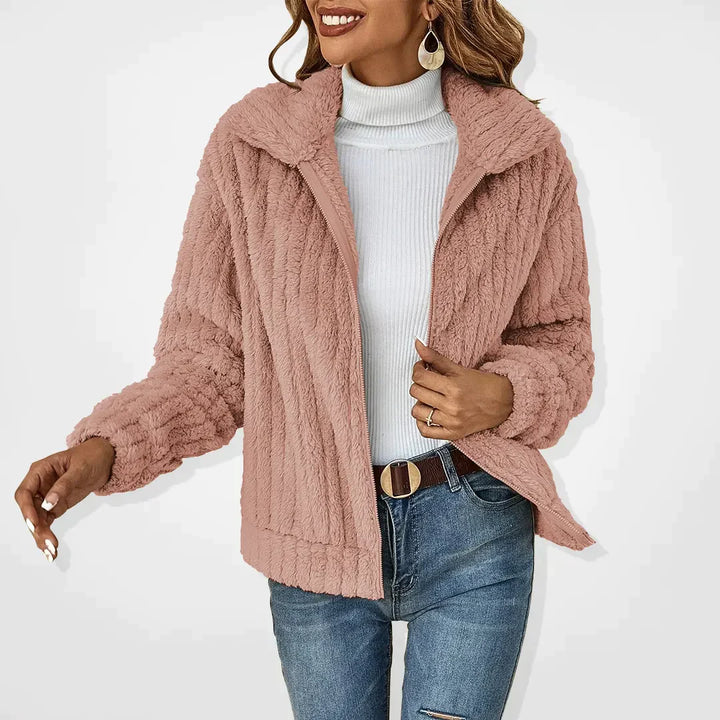 Levoire | Lssige Plsch Gilet Rosa